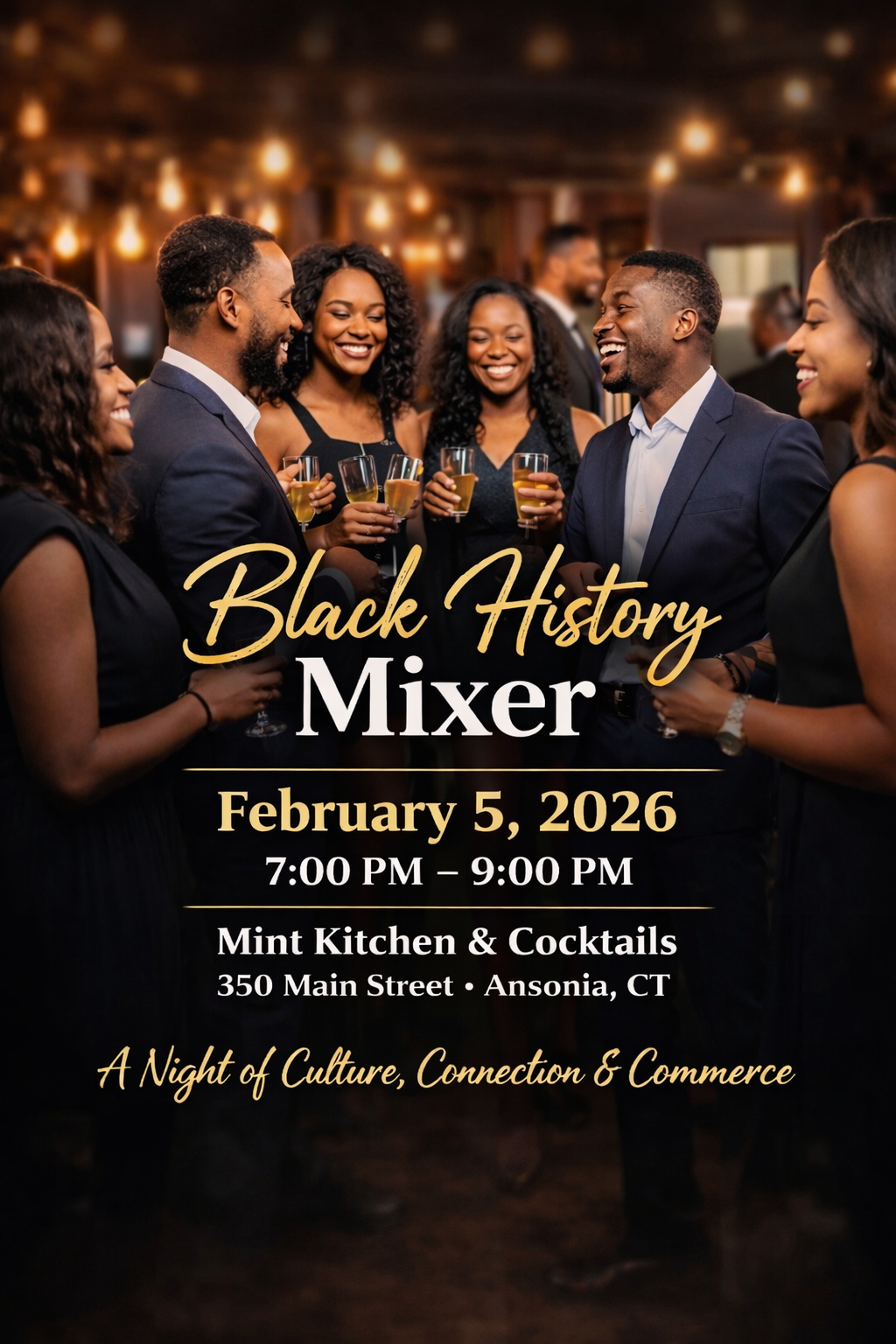 Black History Mixer — flyer