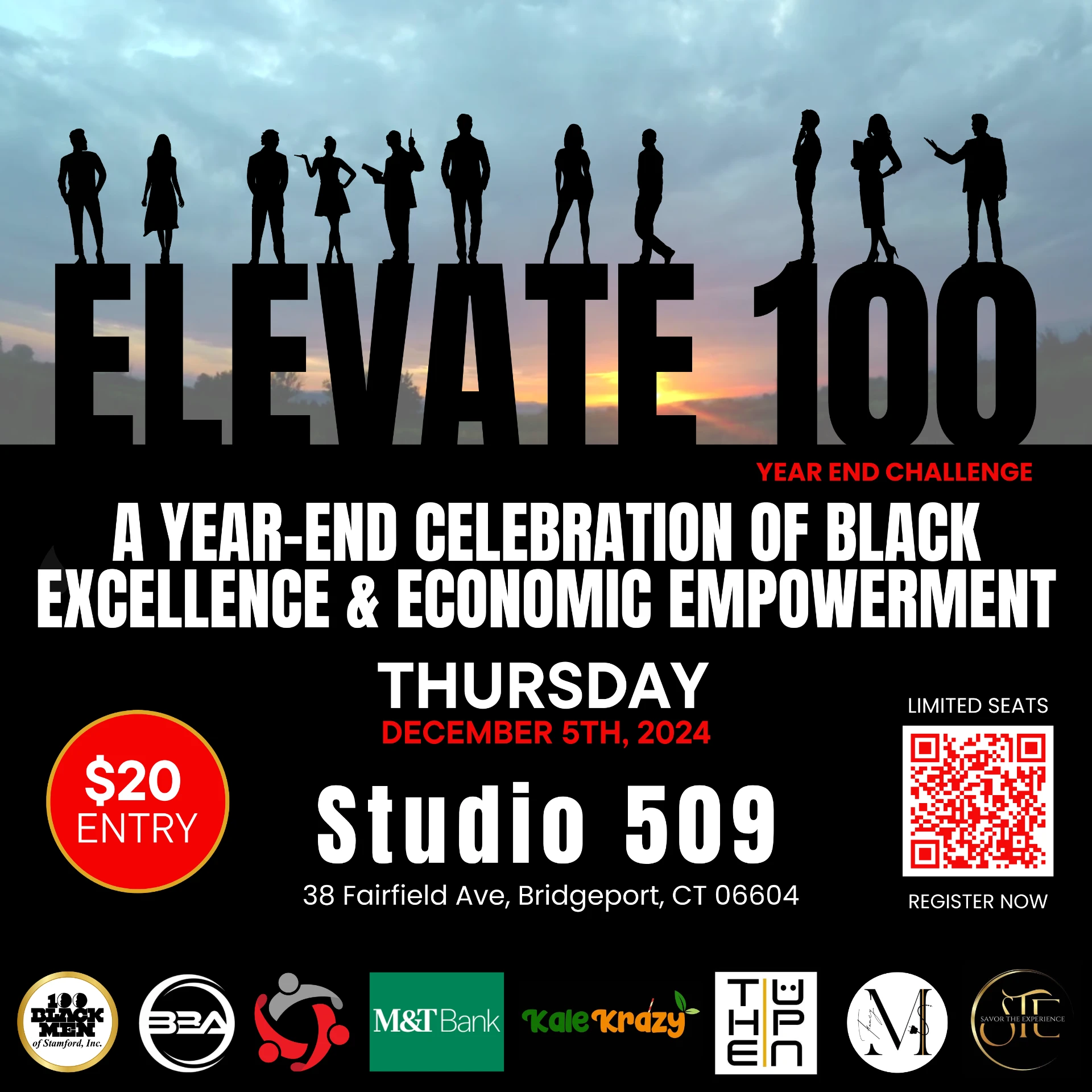 Elevate 100 — Bridgeport — flyer