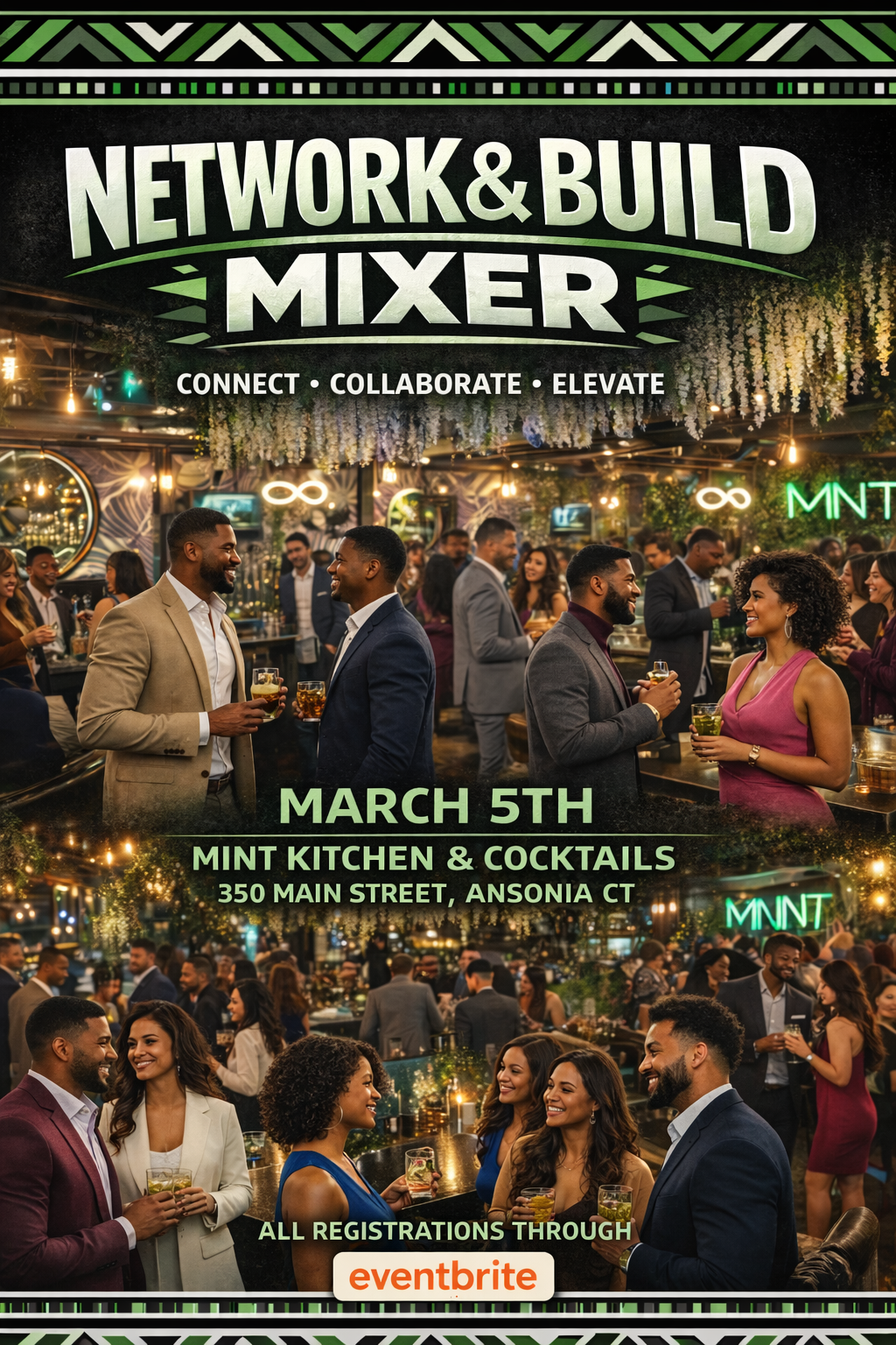 Network & Build Mixer — flyer